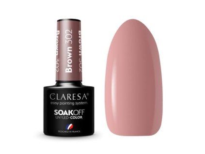 Claresa UV/LED Gél lakk - Brown 302