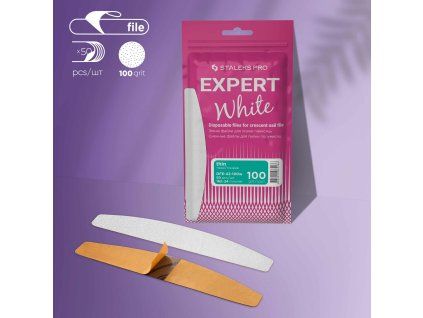 deliashop sk staleks expert jednorazove pilniky DFE 42 100 biele