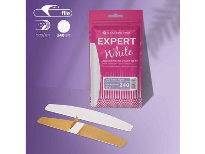 deliashop sk staleks expert jednorazove pilniky DFE 40 240 biele