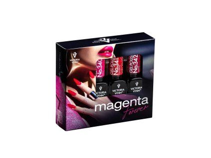 3 pack magenta forever gel polish 340