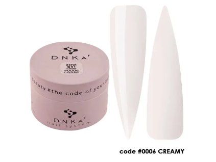 DNKa - Acryl Gel - 0006 Creamy 30ml (Tégely)