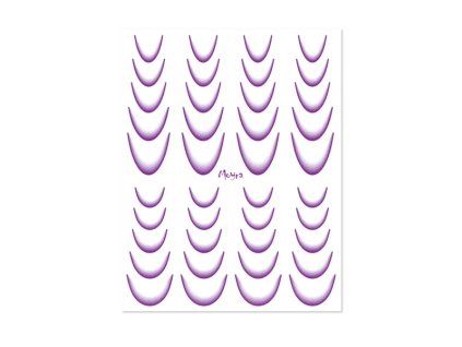60444 Moyra vizes matrica valogatas 07 Ombre Purple