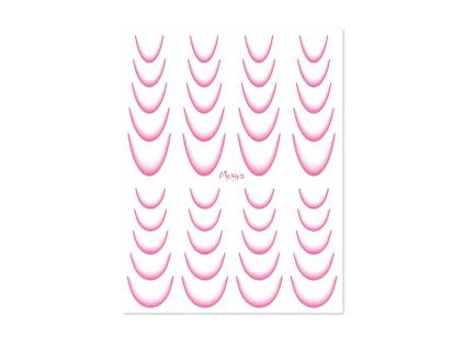 60445 Moyra vizes matrica valogatas 08 Ombre Pink