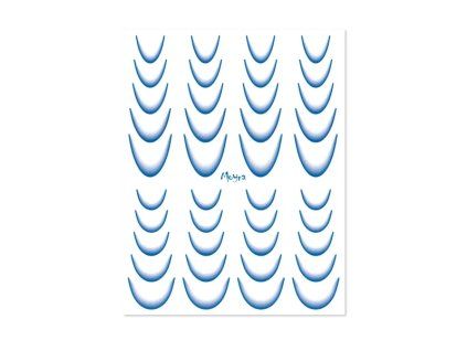 60447 Moyra vizes matrica valogatas 10 Ombre Blue