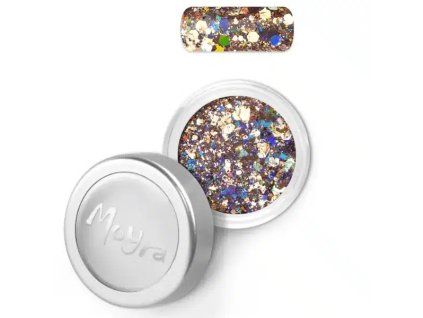 60109 Web 02 Moyra Holo glitter mix Gold 3g 850x850