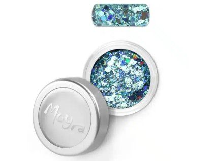 60111 Web 04 Moyra Holo glitter mix Turquoise 3g 850x850