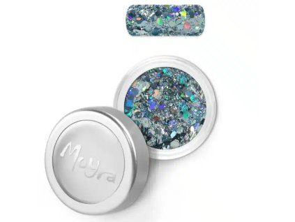 60116 Web 09 Moyra Holo glitter mix Lightblue 3g 850x850