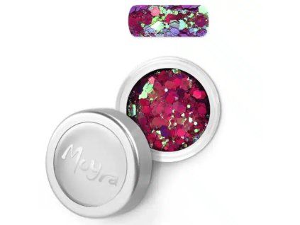 60121 Web 14 Moyra Holo glitter mix Chameleon Mauve 3g 850x850