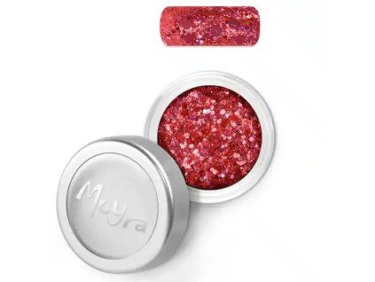 60124 Web 17 Moyra Holo glitter mix Chameleon Coral 3g 850x850