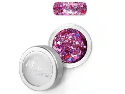 60127 Web 20 Moyra Holo glitter mix Dark Rose 3g 850x850