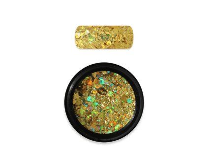 28991 Holo glitter mix 07 Darkgold