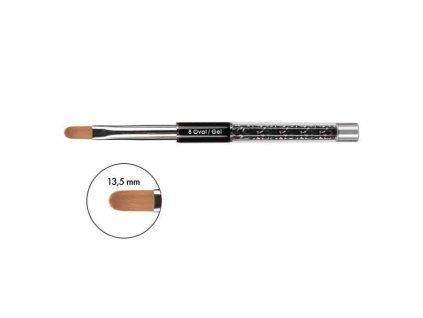 8 oval gel brush