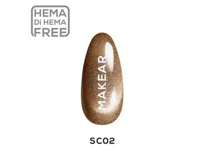 pol pm SC02 Lakier hybrydowy Makear 8ml 1600 1