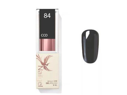 Attetszo fekete 084 084 CCO Gel lakk 8ml
