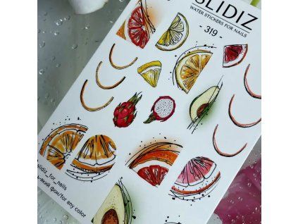 Slidiz 319 water decal stickers sliders ad acqua per decorazione unghie Trendy Nails 3.jpg