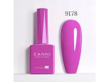 CANNI UV LED gel lakk 7.3 ml No.161 Black 8