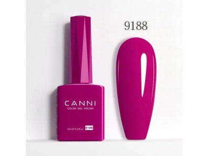 CANNI UV LED gel lakk 7.3 ml No.161 Black 20