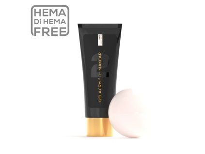MAKEAR Poly Gel 60g Gelacryl2 GA01 Clear masolat 1