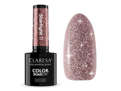 CLARESA UV LED gel lakk 5g STARLIGHT 10 masolat 1