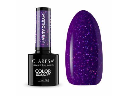 CLARESA UV LED gel lakk 5g Mystic Aura 5 masolat
