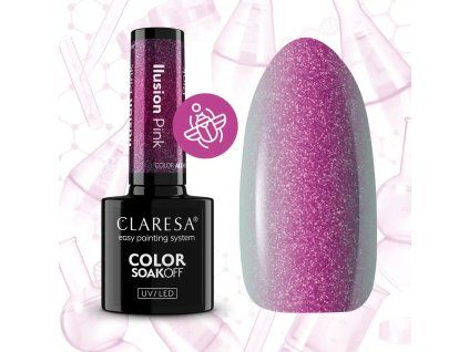 CLARESA UV LED gel lakk 5g Blue No.705 masolat 3