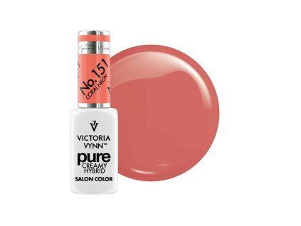VICTORIA VYNN - PURE CREAMY HYBRID - 151 CORAL NEON 8ml