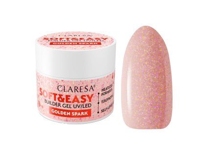CLARESA SoftEasy Builder Gel 12g Baby Pink masolat