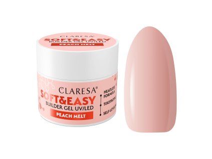 CLARESA SoftEasy Builder Gel 12g Baby Pink masolat 2