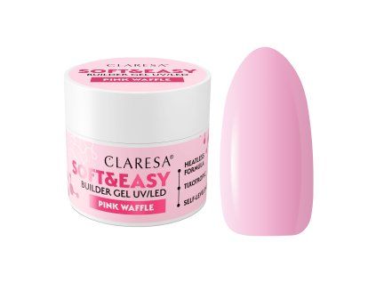 CLARESA SoftEasy Builder Gel 12g Baby Pink masolat 3