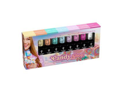 8 pack candy shop 452 458 gel polish top it no wipe