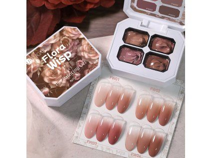 BORN PRETTY 4in1 Painting Gel Palette No.S03 Flora Wisp
