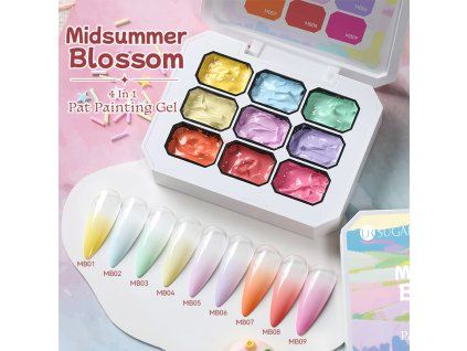 Born Pretty 4in1 Painting Gel Palette No.L02 Midsummer Blossom (1)