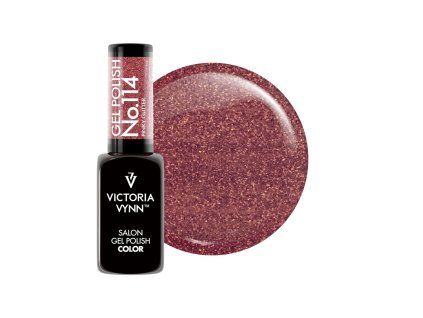 Victoria Vynn - Gel Polish - 114 Pinky Glitter 8ml