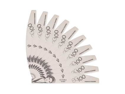 nail file crescent 80%2F100 french fighter 10 pcs