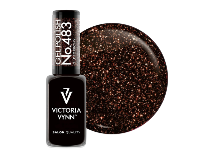 Victoria Vynn - Gel Polish - 483 Glided Ebony 8ml