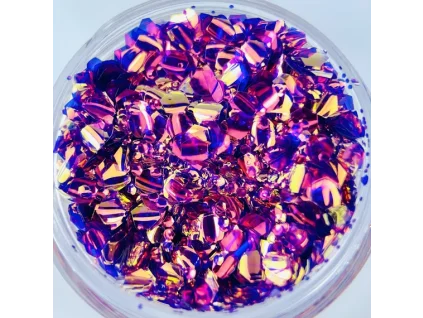 Nailvana - Disco Glitter - Golden Magenta