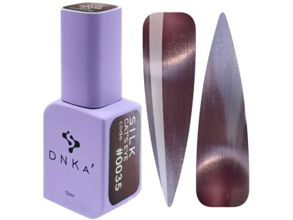deliashop sk dnka color gel polish cat eye silk 0035