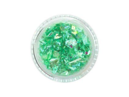 Pearl Nails - Mermaid Flakes M9 - tengerzöld