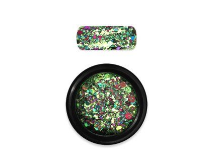 45540 Holo glitter mix 18 Chameleon Green