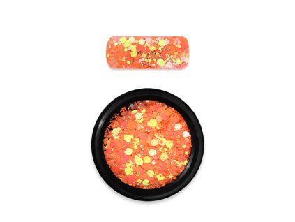 Holo glitter mix 22 Chameleon Light Orange 600x600 1