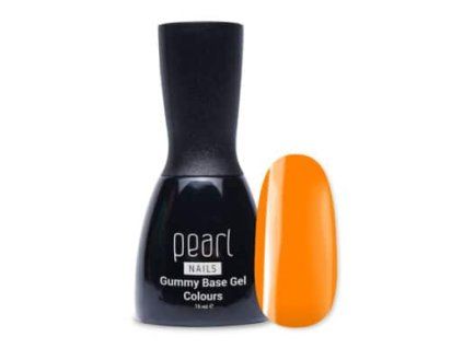 Pearl Nails - Gummy Base Gel - Neon Orange