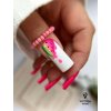 Summer vibes captured in a manicure 🍉☀️Neon pink and a juicy watermelon design create the perfe (1)