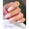 INSTA GEL 01 Cloud Dancer & INSTA GEL 03 Barbie Vibe 🤍Miękki blend kolorów, naturalne przejście