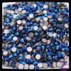 Swarovski Metallic Blue strasszko