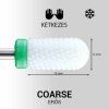 Pearl Nails - KÉTKEZES kerek végű henger kerámia csiszolófej - Coarse (Erős)