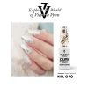 Charming Gold Glitter Nails Victoria VYNN Pure Creamy Hybrid 040 Walk of Fame