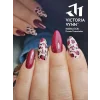 Adorable Wine Red Nails Victoria VYNN Pure Creamy Hybrid 052 Femme Fatale