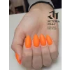 Best Burn Orange Nails Victoria VYNN Pure Creamy Hybrid 075 Hot Orange 1 1