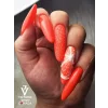 victoria vynn pure marigold orange nails gel polish no. 123 deep marigold 1 4