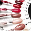 oja semipermanenta gel polish right reddish 8105